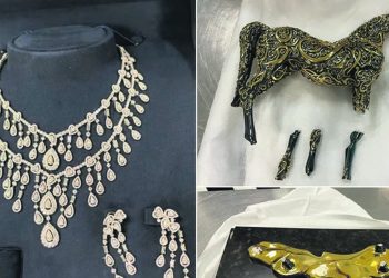 Joias que teriam sido presentes do governo saudita à então primeira-dama foram retidas já que no Brasil é obrigatória a declaração ao fisco de qualquer bem que entre no país com valor superior a U$ 1 mil (Foto: Reprodução)