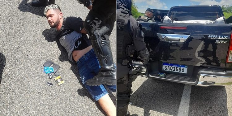 Homem é preso em flagrante após roubo de carro no estacionamento de shopping em Juazeiro do Norte