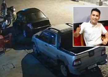 Carlos Anderson da Silva Mariano, de 33 anos, foi morto com tiro na nuca disparado por policial em bar na cidade de Barro (Foto: TV Verdes Mares/Reprodução)