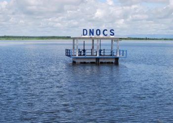 Açude Araras, quarto maior reservatório do Ceará, volta a sangrar (Foto: Divulgação/Dnocs)