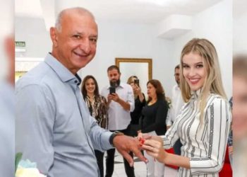Prefeito de Araucária (PR), Hissam Hussein Dehaini, casou-se com uma adolescente de 16 anos (Foto: Reprodução)