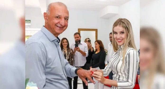 Prefeito de 65 anos se casa com ex-miss de 16, nomeia sogra em cargo e é criticado nas redes sociais