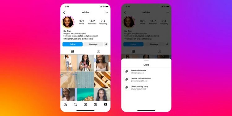 Instagram agora permite colocar até cinco links na bio; veja como fazer