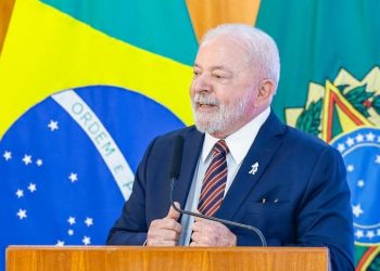 Presidente Lula durante evento no Planalto (Foto: Ricardo Stuckert/PR)
