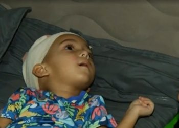 Família de criança picada por escorpião pede ajuda para tratamento domiciliar (Foto: Reprodução)