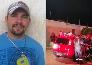 Samoel Barbosa Sabiá possuía antecedentes criminais pelos crimes de homicídio e violência doméstica e familiar contra a mulher, segundo a PM (Foto: Arquivo pessoal/Reprodução)