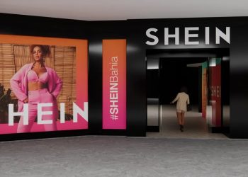 Mockup da loja pop-up da Shein em Salvador (Foto: Divulgação/Shein)
