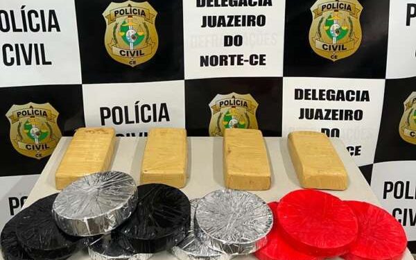 Trio em posse de cocaína e crack é capturado pela Polícia Civil em Juazeiro do Norte