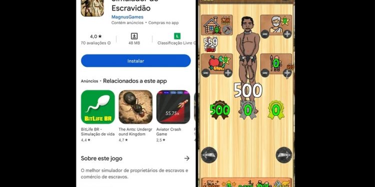 Google tira do ar jogo ‘Simulador de Escravidão’, que permitia castigar e torturar pessoas negras