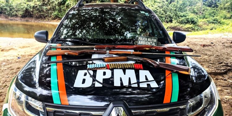 Três armas de fogo e 20 munições são apreendidas pela PM em Missão Velha