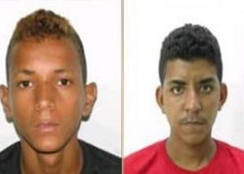 Carlos André Morais de Brito, de 27 anos, o "Bolinho" e Renan da Silva Mateus, de 24 anos, o "Renan Boquinha" presos em Crato (Foto: Reprodução)