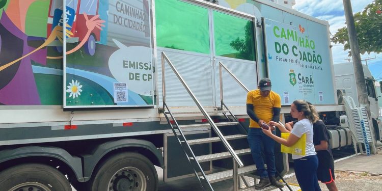 Caminhão do Cidadão atende cidades do Cariri; veja quais
