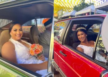 Casamento coletivo reúne 15 casais em cerimônia tradicional durante Festa do Pau da Bandeira (Foto: Edison Freitas/SVM)