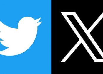 O Twitter substituiu nesta segunda-feira sua identidade visual; trocou o familiar pássaro azul por um "X"