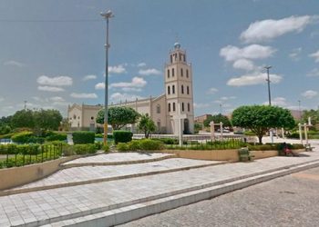 A cidade de Barro alcançou os 41,7 °C na tarde deste sábado (25) (Foto: Reprodução/Google Maps)