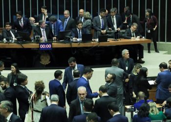 Votação do projeto de lei (PL 1.106/2023) que prorroga a desoneração da folha de pagamentos para alguns setores da economia (Foto: Lula Marques/Agência Brasil)