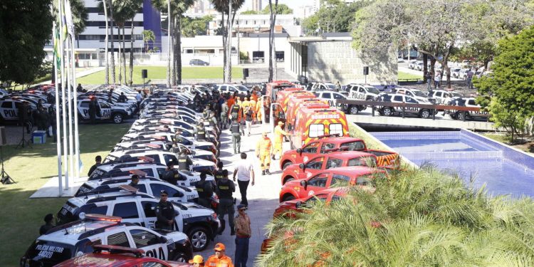 Segurança Pública do Ceará ganha reforço de 76 novos veículos para Polícia Militar e Corpo de Bombeiros Militar