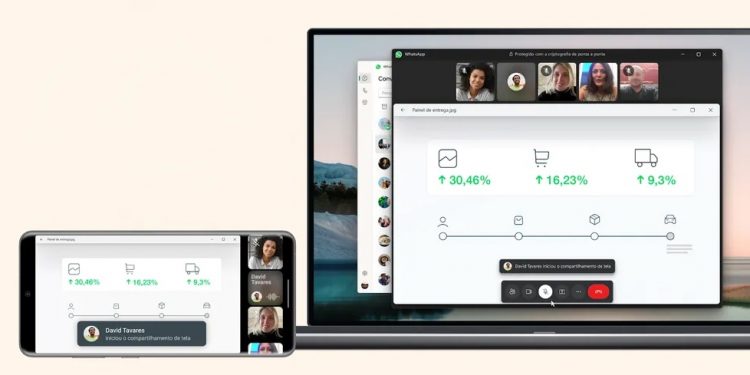 WhatsApp ganha recurso de compartilhamento de tela durante chamada de vídeo (Foto: Divulgação/WhatsApp)