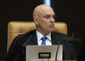O ministro Alexandre de Moraes, relator das ações que apuram os atos golpistas de 8 de janeiro no Supremo Tribunal Federal (STF) (Foto: Rosinei Coutinho/SCO/STF)