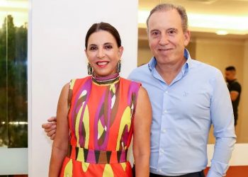 Empresário Binho Bezerra e a esposa, Luciana Bezerra (Foto: Sistema Verdes Mares)