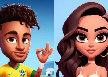 Neymar Junior e Anitta são alguns dos famosos que ganharam versões da plataforma (Foto: Microsoft Bing/Reprodução)