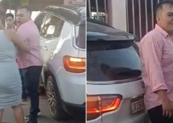 O delegado é acusado de agredir mulher após se envolver em acidente de trânsito em Aurora (Foto: Reprodução)