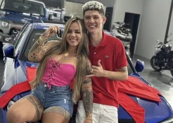 Erick Costa e Skarlete Melo são investigados por diversos crimes relacionados ao Fortune Tiger, ou 'Jogo do Tigre' (Foto: Arquivo pessoal)