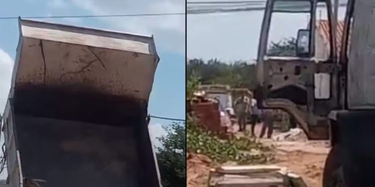 Jovem morre eletrocutado em Juazeiro do Norte ao abrir porta de caminhão que encostou em fio elétrico