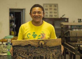 Juazeiro do Norte recebe oficina de xilogravura para iniciantes com o artista José Lourenço