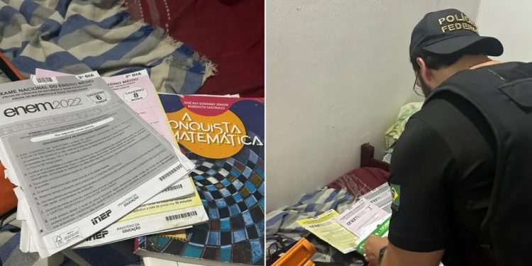 PF faz buscas em Sobral contra suspeito de postar prova do Enem em redes sociais