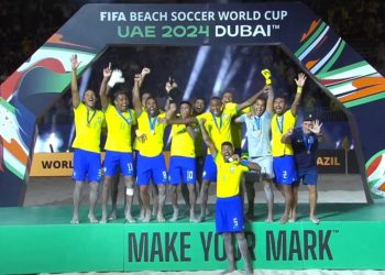 Brasil fatura o hexacampeonato mundial de futebol de areia