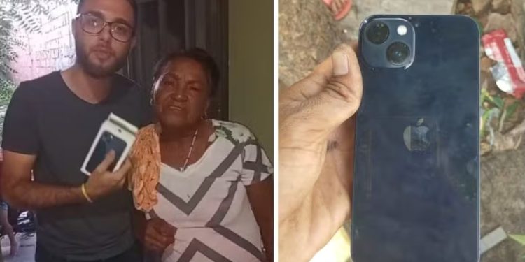 Gari de Juazeiro do Norte encontra iPhone no chão e devolve a dono