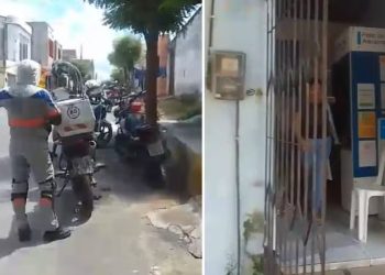 Loja da Enel com contas atrasadas tem energia cortada pela própria Enel (Foto: Reprodução)