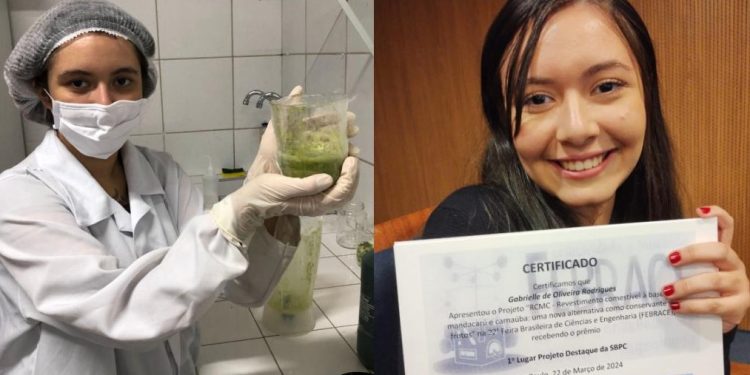 Estudante cearense é premiada em evento científico com projeto contra desperdício de alimentos