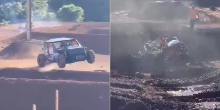Prefeito de cidade do Cariri perde controle durante competição off road e capota veículo