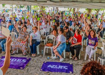 Foram 107 votos a favor da saída, 58 pela continuidade da greve e sete abstenções (Foto: Divulgação/ADUFC)