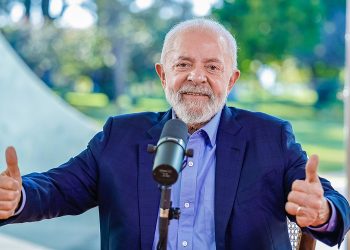 Lula durante entrevista no Palácio da Alvorada (Foto: Ricardo Stuckert/PR)