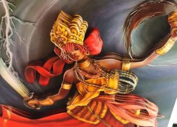 Iansã representada em pintura (Foto: Reprodução)