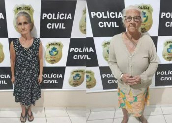 Idosas foram presas em flagrante por estelionato e associação criminosa (Foto: Divulgação/PCGO)
