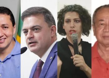 Eleições 2024: candidatos a prefeito de Juazeiro do Norte (Imagens: Reprodução/Facebook@gledsonbezerra; Junior Pio/Alece; Reprodução/Instagram/@unidadepopularce;Divulgação/Justiça Eleitoral)