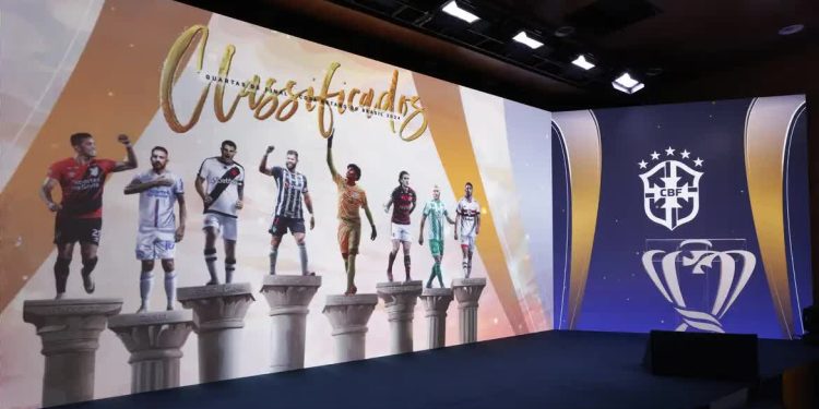 CBF sorteia confrontos das quartas de final da Copa do Brasil