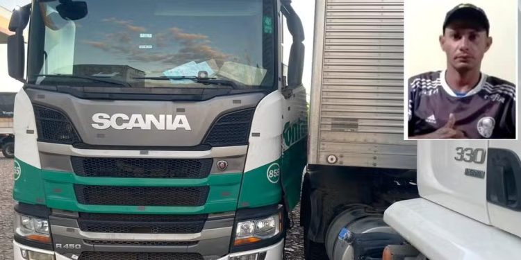 Crato: Motorista morre prensado entre a própria carreta e caminhão estacionado em posto