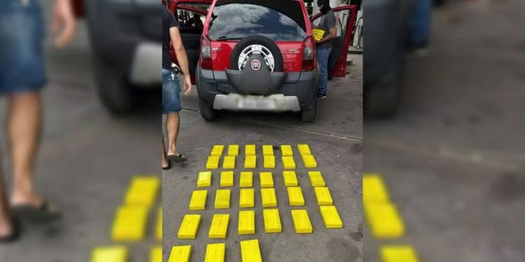 Juazeiro do Norte: Polícia Civil apreende 51 kg de cocaína escondidos em carro transportado por caminhão-cegonha
