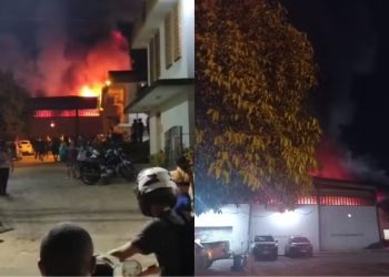 Depósito da UFCA abrigava material de sucata e móveis velhos destinados a leilão (Foto: Reprodução)