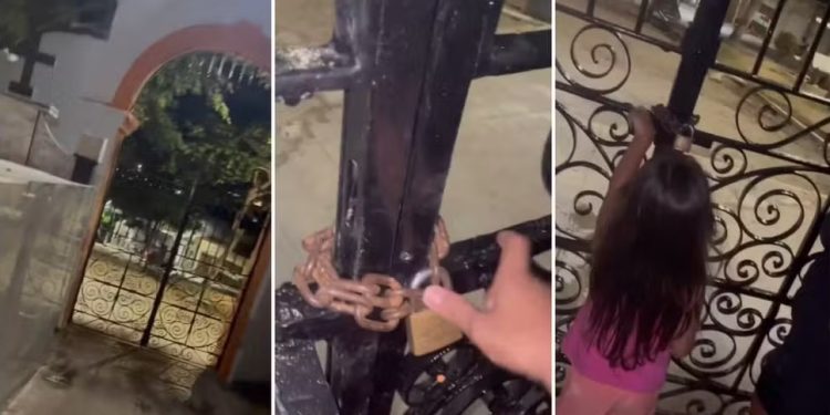 Pedagoga fica presa com a filha e cunhada em cemitério de Baturité ao preparar túmulo para Dia dos Finados