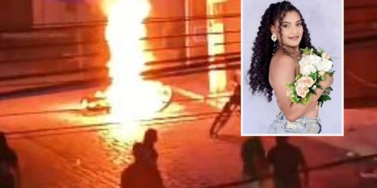 Motociclista fica gravemente ferida após cabo de energia cair sobre ela em Mauriti