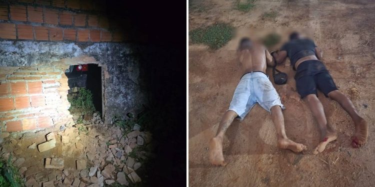 Suspeito é preso e adolescente apreendido após abrir buraco em depósito do Demutran em Juazeiro do Norte
