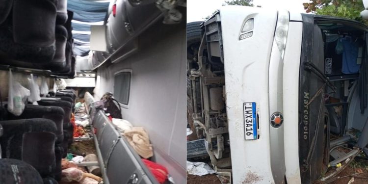 Tombamento de ônibus no Piauí deixa sete cearenses mortos e 19 feridos