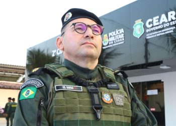 Coronel Sinval Sampaio é o novo comandante-geral da Polícia Militar do Ceará (Foto: Estácio Jr./Governo do Ceará)