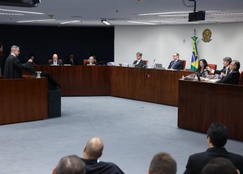 1ª Turma do STF começou a julgar possível recebimento da denúncia da PGR contra Bolsonaro e aliados nesta terça-feira (25) (Foto: Antonio Augusto/STF)